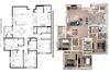 4 Bedroom E1 Floor Plan - Zera